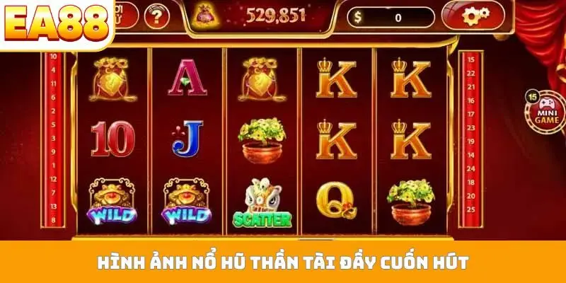 Hình ảnh nổ hũ Thần Tài đầy cuốn hút