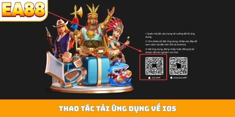 Thao tác tải ứng dụng về iOS