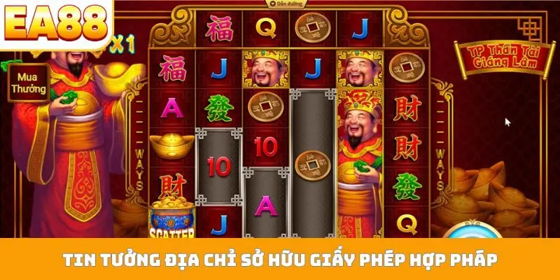 Tin tưởng địa chỉ sở hữu giấy phép hợp pháp